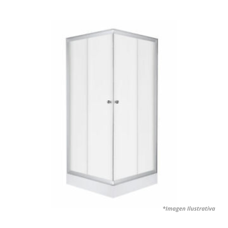 Cancel de Baño Corredizo En Escuadra Modelo Matamoros Herralum
