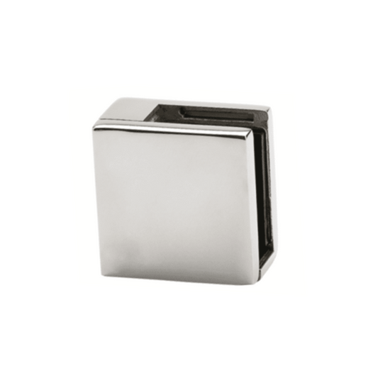 Conector Grapa Base Plana Para Vidrio de 8 a 10mm