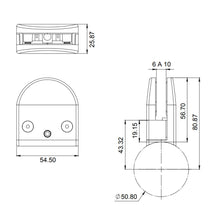Conector Grapa Para Barandal Con Base Curva Herralum