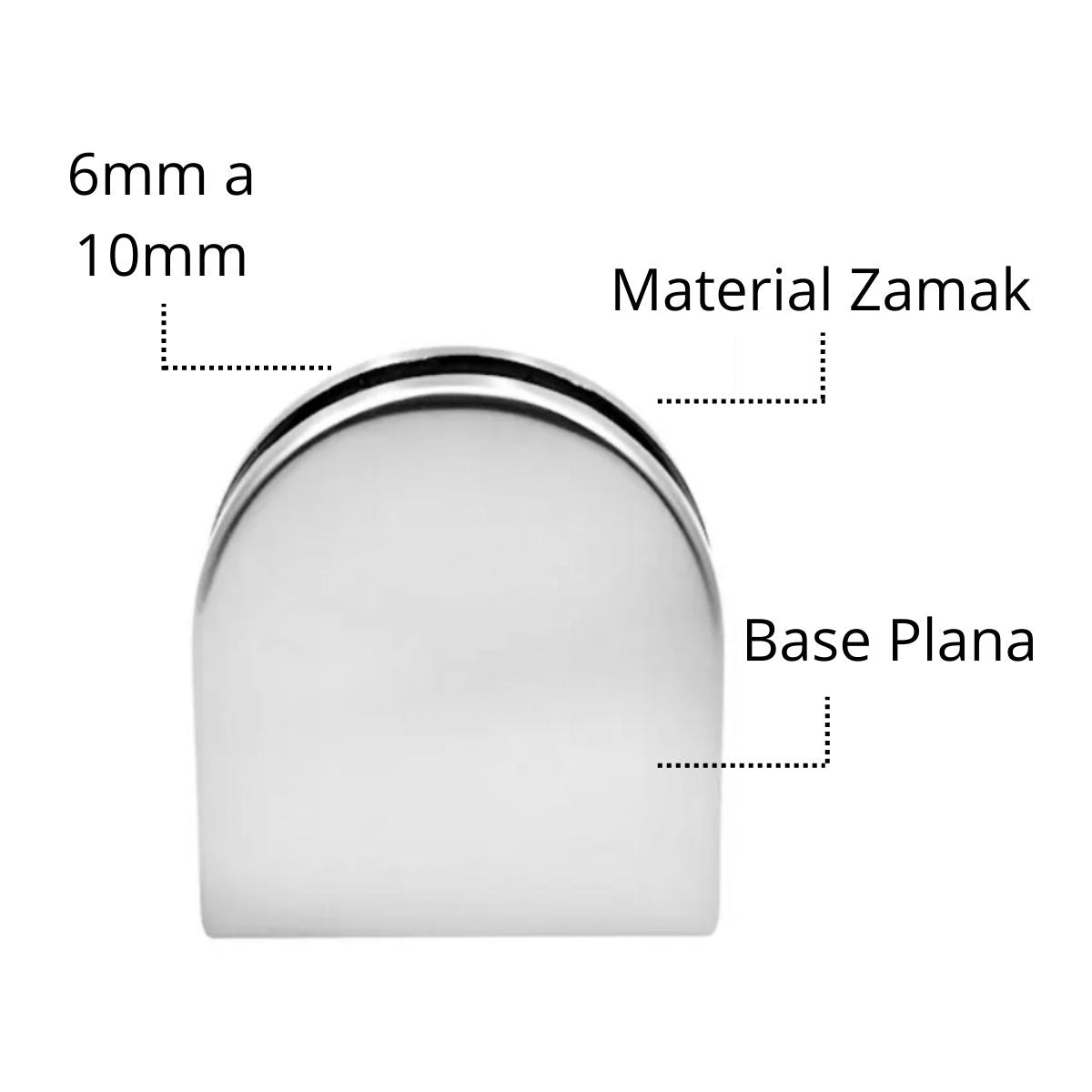 Staple Connector For Railing With Flat Base 1192 Herralum
