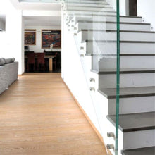 Herraje de Fijación Muro a Vidrio Tipo Chapeton Herralum Para Barandal De Cristal