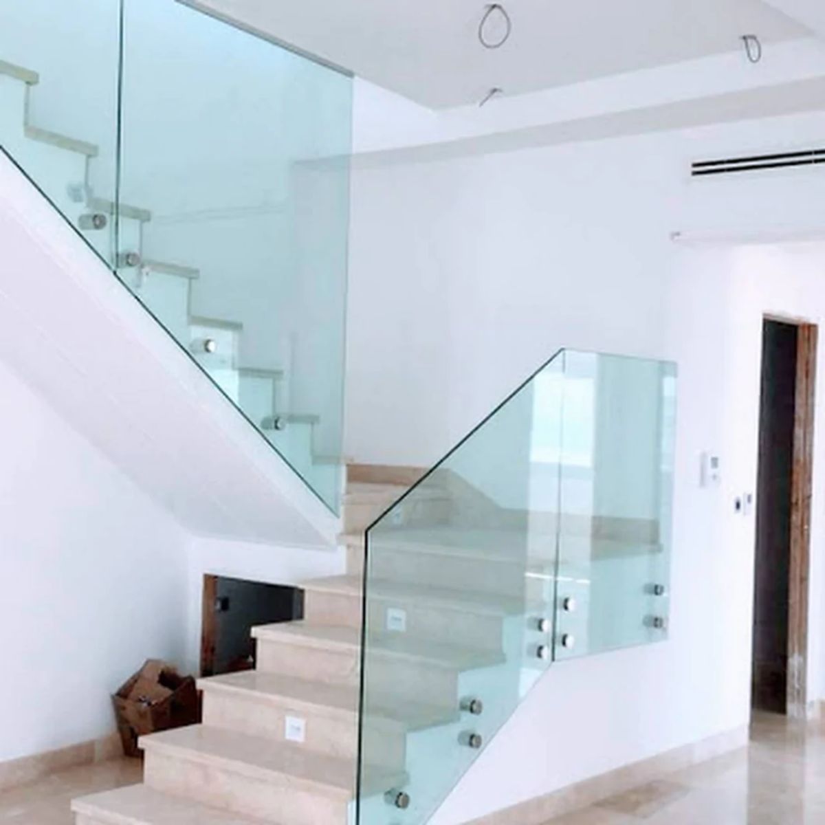 Wall to Glass Fixing Hardware Chapeton Type 2207 Herralum for Glass Railing
