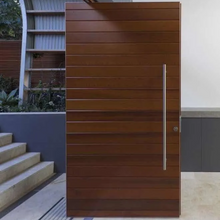 Jaladera interior y exterior para puerta principal tipo H 1 ¼" HERRALUM 2229050SA