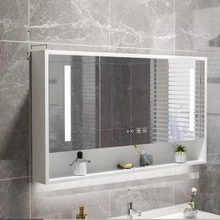 San Carlos Premium First Aid Kit 90x70x13 Without or With 3 Tones of Led Light + Dimmer + Antifog + Clock + Temperature