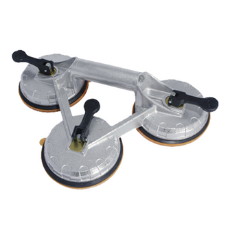 Herralum 1066 Triple Aluminum Suction Cup For Glass Load Up To 100 Kg